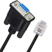 6FT RS232 DB9 Pin Female to RJ11 RJ12 6P6C Male LAN Network Adapter Cable Cord