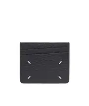 Maison Margiela Pebbled Effect Cardholder One size Black