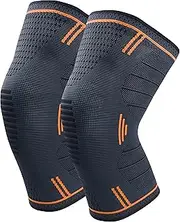 2 Pack Knee Braces for Knee Pain Women & Men - Knee Compression Sleeve, Knee Support for Arthritis Pain, Meniscus Tear, Running, Working Out, ACL, MCL,Pain Relief Sports, Home Gym (XL)