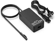 65W Laptop Charger for Microsoft Surface Pro 3/4/5/6/7/7+/8/9/X, Power Supply Adapter for Windows Surface Laptop 6/5/4/3/2/1, Surface Go 3/2/1 Tablet