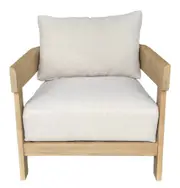 VI Broome Solid Timber Outdoor Armchair with Cushion