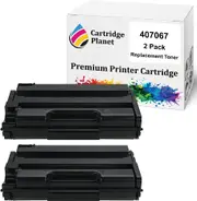 2 Pack Compatible Toner Cartridge for Ricoh 407067 TYPE-SP3500XS (6,400 Pages) for Ricoh Aficio SP 3410DN SP 3410SF SP 3510DN SP 3510SF