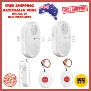 Wireless Caregiver Pager Elderly Call Button Personal Alarm Smart Emergency (AU)