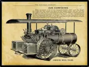 Aultman Company Compound Mogul Steam Traction Engine New Metal Sign