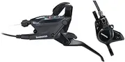 SHIMANO Bicycle Disc Brake Lever Assembled Set - ST-EF505 ((L), 3SPD, BR-MT200(R), W/O Adapter)