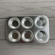 Fox Run 6 Cup Tinplated Steel Micro Muffin Pan