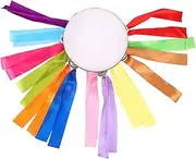 JOINPAYA Thickened Ribbon Hand Drum Hand Drums Playthings Cognitive Plaything Percussion