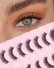 Mink Natural Eyelashes False Lashes Wispy Cat Style KD01