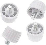 HUAYUWA Heightening Adjustable Screw Foot Pads for Refrigerator Freezer Ice Locker Wine Cooler Home Appliances Floor Feet Bottom Moisture-Proof Legs Pads (4)
