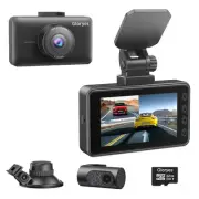 2025 4K Vital Dash cam with Free 32G SD Card, Dual Car Camera - Dash Cam Fron...