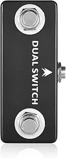 Guitar Footswitch Pedal DUAL SWITCH PEDAL Dual Momentary Footswitches for Effects Pedal and Muti-effects Pedal