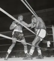 George Benton And Rubin Carter Boxing 1963 OLD BOXING PHOTO
