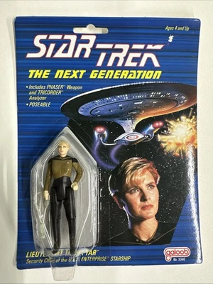 Star Trek The Next Generation Lt Tasha Yar TM - Figure #5340, 1988 rr Vtg Galoob