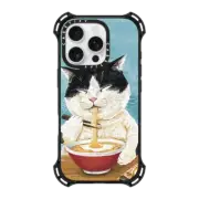iPhone 16 Pro Bounce Case MagSafe Compatible Ramen cat