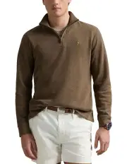 [Polo Ralph Lauren] Estate-Rib Quarter-Zip Pullover