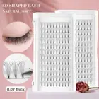 Mink Lash Soft Cluster False Lashes 6D Individual Lashes Russian Volume Natural