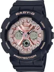 CASIO BABY-G BA-130-1A4 Metallic Face Analog Digital Women`s Watch