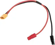 Tihebeyan XT60 Extension Cable Copper Conductor Plug for BAFANG BBSHD Motor, for High/Low Temperature Environment, Copper, Silica Gel