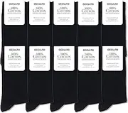 [Occulto] Men's 100% Cotton Socks Pack of 10-20 (Model: Ingo)