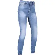 Second Skin Women Light Blue Motorcycle Jeans