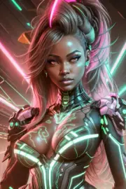 CYBERPUNK HERO COMIC STYLE ART PRINT 13"x19" PHOTO PICTURE POSTER B220