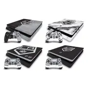 OFFICIAL NHL LOS ANGELES KINGS VINYL SKIN FOR PS4 SLIM CONSOLE & CONTROLLER