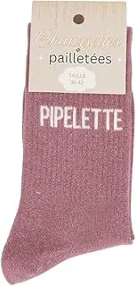 [Felizz] Sequin Socks - Pipelette (36-42), Pink, One Size, pink, One size