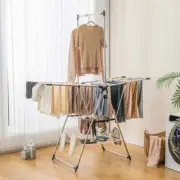 Costway Clothes Drying Rack Stainless Steel Gullwing Style Rack