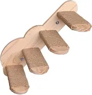 Cat Climbing Shelf Wall Mounted Cat Steps for Wall | Floating Cat Ladder Wall Stairway Elegant Mounted Stairway Furniture Kitten Shelves for Living Room Balcony Indoor Use