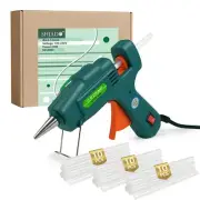 Hot Glue Gun with 30 Glue Sticks, Fast Preheating Hot Melt Gun, Mini Glue Gun