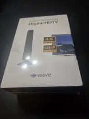 Wave Max Indoor TV Antenna 4K Ultra HD Antenna With Booster No Subscriptions NEW