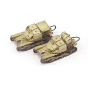 S-Model 1/72 Italian L3/33 Spitfire Tanks Set of Two Finished Models Aged