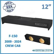 2009-2024 Crew Cab 12" Dual Sealed Speaker Box Sub Box Ground-Shaker