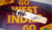 Courtney Walsh (West Indies legend) signed County Mini Cricket Bat + COA