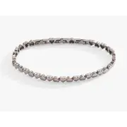 Alex and Ani Heart Tennis Bracelet in Silver at Nordstrom