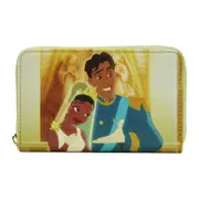 The Princess & the Frog Scene Zip Around Purse Wallet 4in