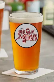The Red Clay Strays - Rock and Roll - 16oz Pint Beer Mixing Glass Pub Barware 25