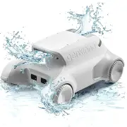 [EU Direct] Genkinno P1 SE Cordless Robotic Pool Cleaner, Automatic Pool Cleaners for Above/In Ground Swimming Pools Sma