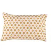 Norah Ochre Filled Cushion by Accessorize