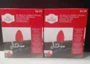 Holiday Light Clips Multi Directional Gutter Shingle 2 (50) Count Boxes