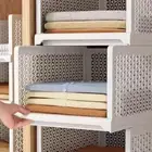 Pull-out type Closet Shelf Wardrobe Organizer Layered Organizers of Cabinets