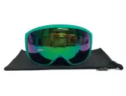 Oakley Snow Goggles Flight Tracker M OO7105-5700 Black Habitat w Prizm Snow Jade