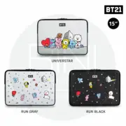 BTS BT21 Official Authentic Goods 15" PU Laptop Sleeve 3TYPE + Tracking Num