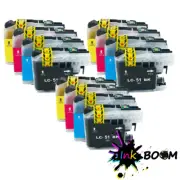 12 Ink Cartridge fits Brother LC51 LC-51 MFC-885CW MFC-630CDW DCP-357C DCP-540CN