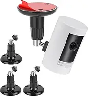 3 Packs Adhesive Ring Camera Mount Stick Up Mount Holder Compatible with Outdoor Security Camera, 360° Degree Adjustable Security Mounting Bracket,Camera Not Included
