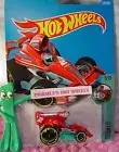 2017 Hot Wheels TARMAC ATTACK #125✰red/turquoise✰Tooned✰ Kmart case F