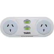 Thor C2 2 Outlets Smart Filter Switch Duo Power Surge Protection & Filtration