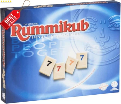 Rummikub Standard Board Game Classic Family Tile Game 2-4 Players Ages 8+