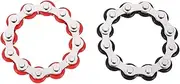 CORHAD 2Pcs Roller Chain Fidget Finger Exerciser for and Silent for Adults for Home Office Travel