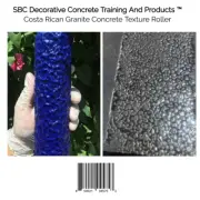 Costa Rican Granite Concrete Texture Roller